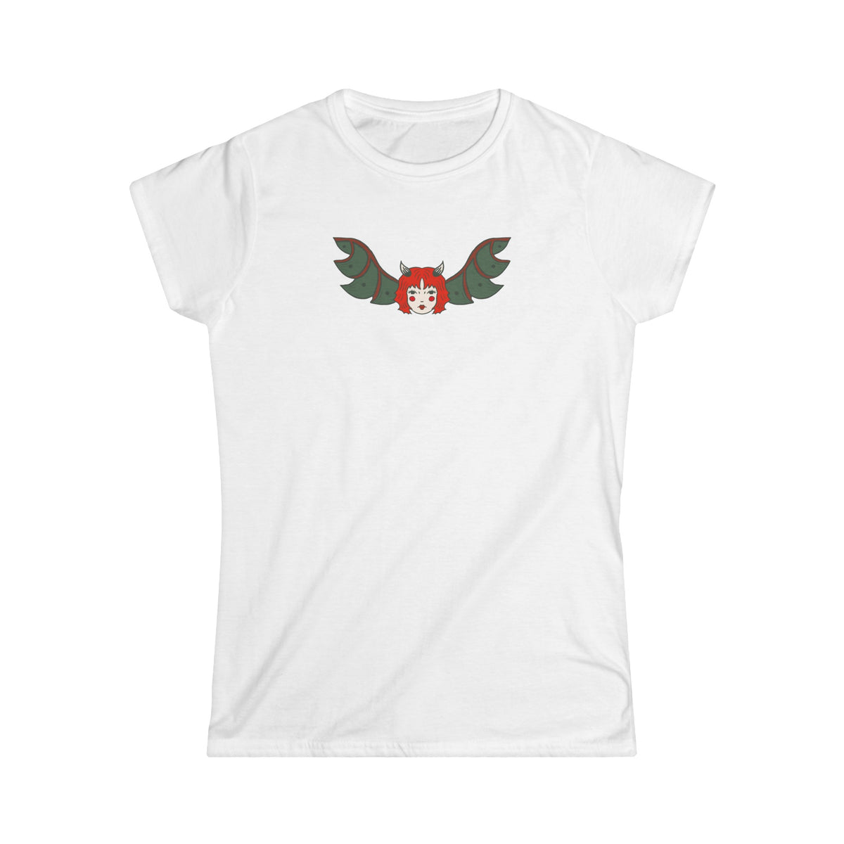 Bat Girl Fitted Tee