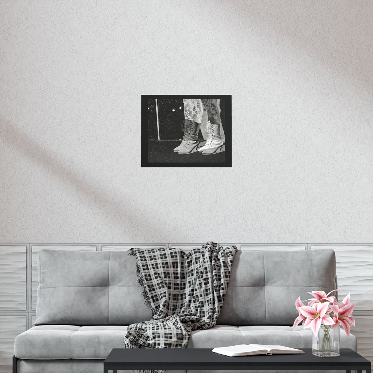 Lace Boots Poster